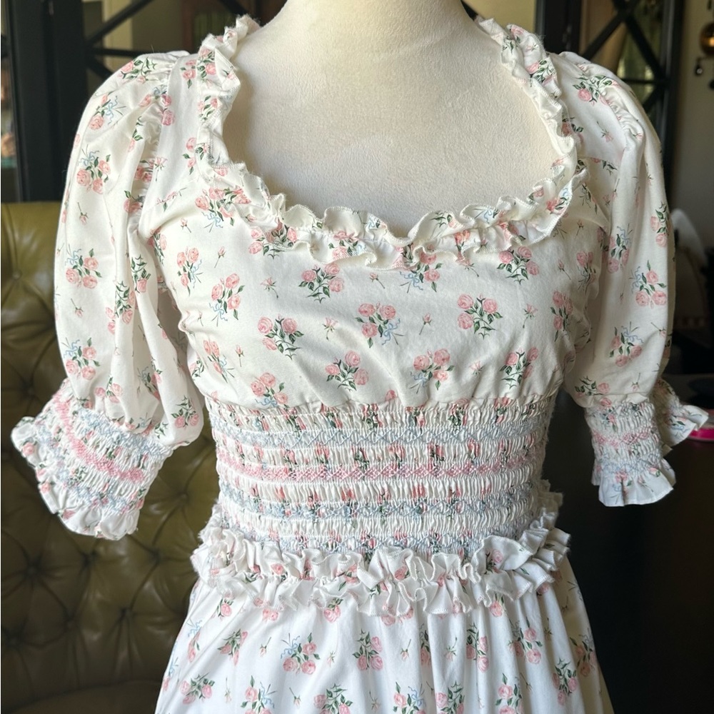 Dondolo x Nicola Bathie Alice Maxi Dress XS NWOT